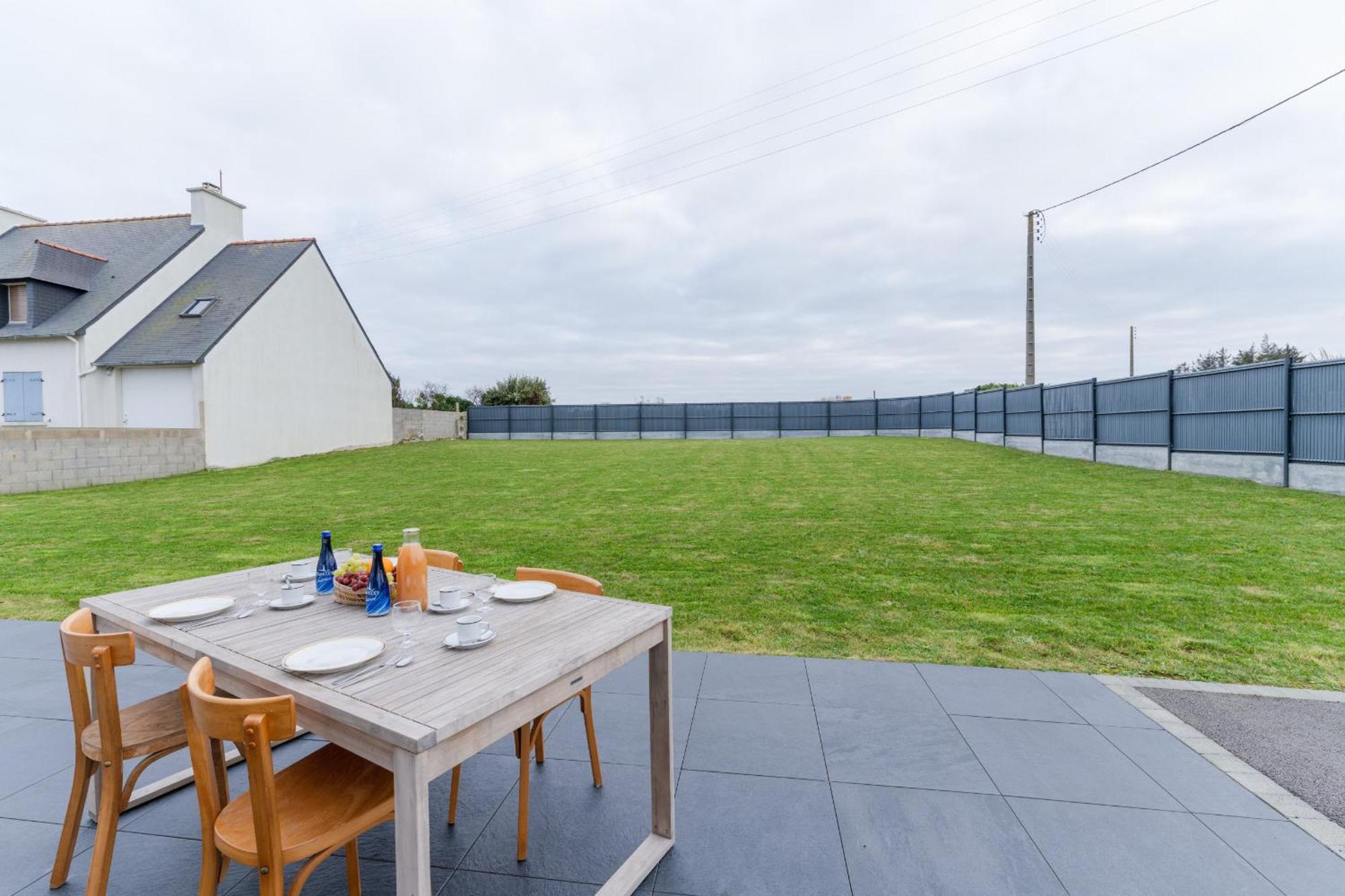 Ker Stivell - Superbe Maison Neuve A 2 Pas De La Mer Landunvez Exterior foto